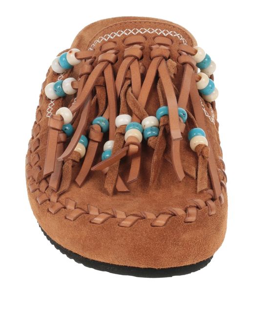 Alanui Brown Mules & Clogs