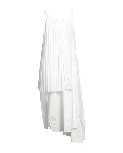 Malloni White Midi Dress