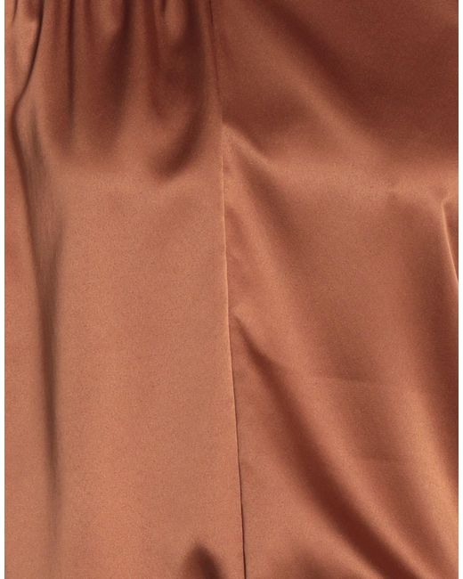 Cristinaeffe Brown Top Polyester, Elastane