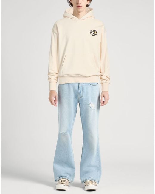 Barrow Natural Cream Sweatshirt Cotton for men