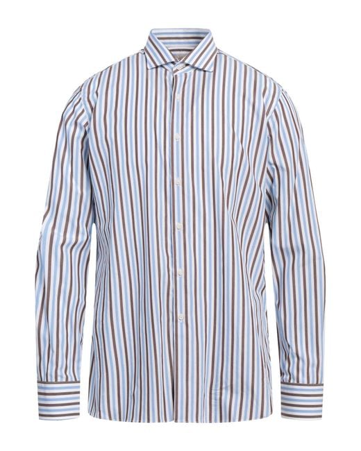 Camisa Alessandro Gherardi de hombre de color Blue