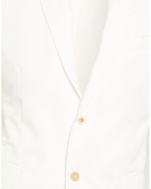Bob White Suit Polyester, Viscose, Elastane for men