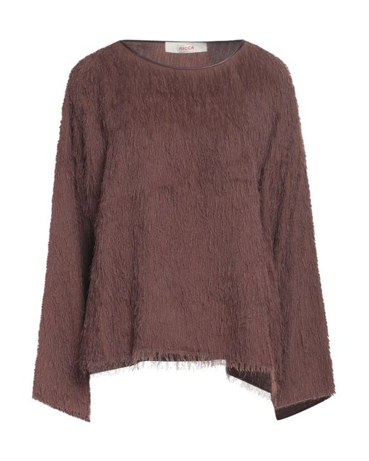 Top Jucca de color Brown