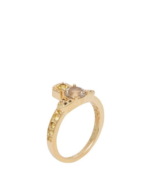 Vivienne Westwood Metallic Ismene Ring Ring 925/1000