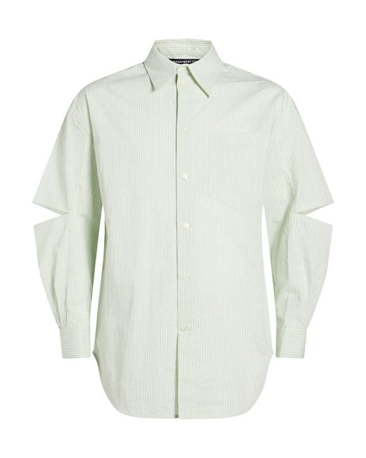 Department 5 White Light Shirt Cotton, Polyamide