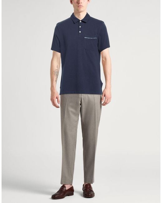 Barbour Blue Polo Shirt for men