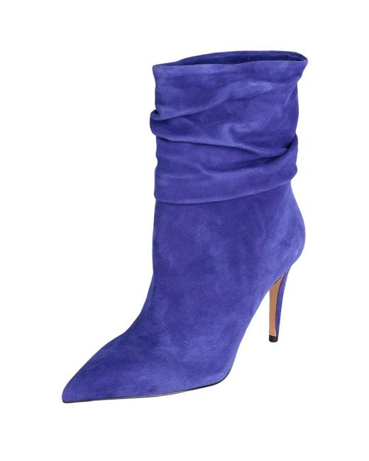 Ovyè Purple Ankle Boots