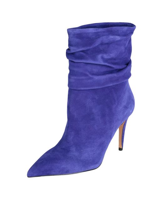 Ovye' By Cristina Lucchi Purple Ankle Boots