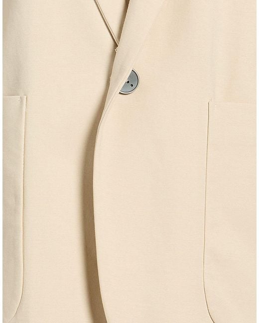 Hevò Natural Blazer Cotton, Polyamide, Elastane for men