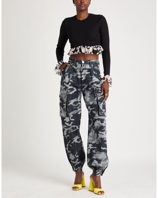 MSGM Black Top Cotton, Elastane