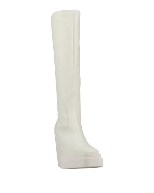 Gia Borghini White Stiefel