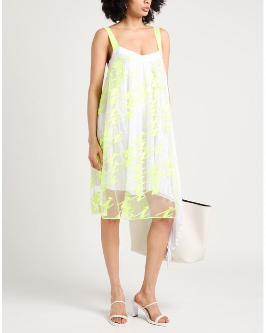 Iceberg Yellow Midi Dress