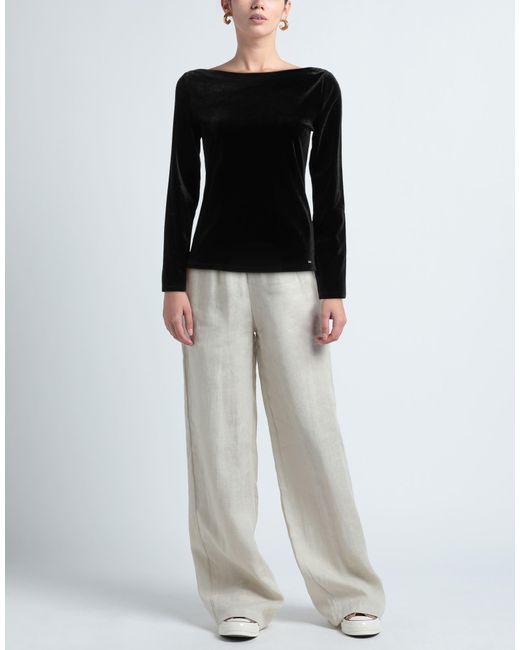 ARMANI EXCHANGE Black Top Polyester, Elastane