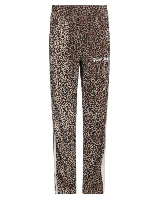Palm Angels Gray Pants Viscose, Polyamide, Elastane for men