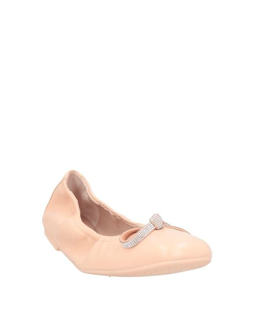 Stuart Weitzman Pink Ballet Flats Leather