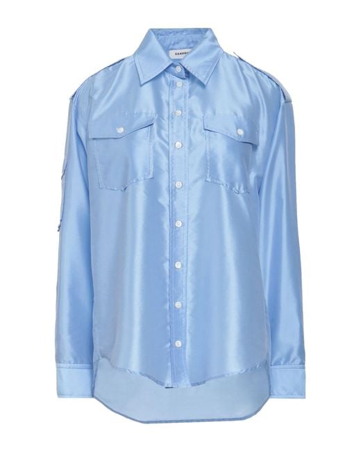 Sandro Blue Shirts