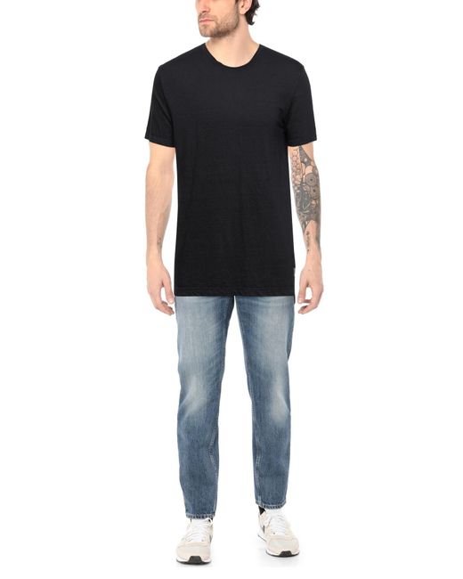 Crossley Black T-shirt for men