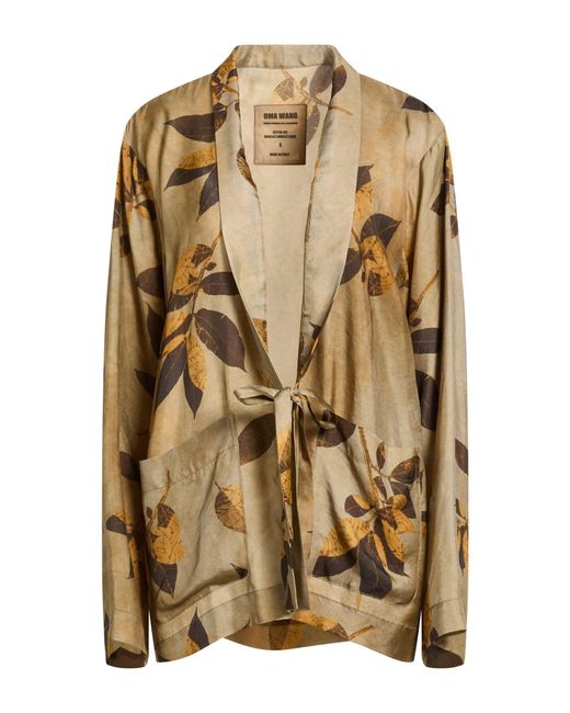 Uma Wang Natural Sand Jacket Viscose, Cupro