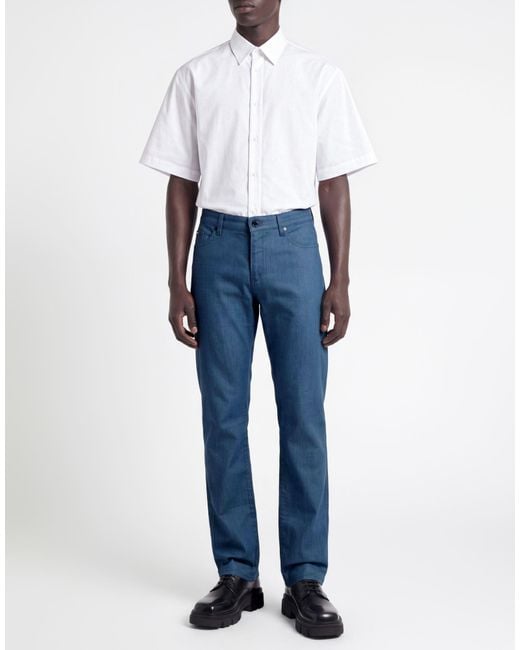 Boss Blue Jeans Cotton, Elastomultiester, Elastane for men