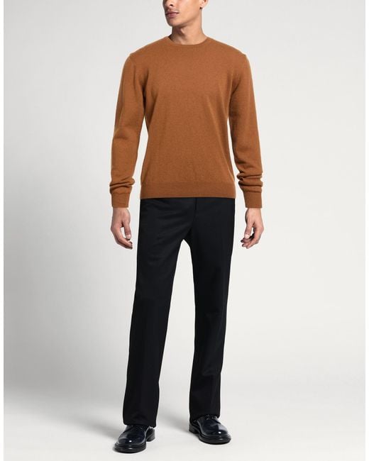 FILIPPO DE LAURENTIIS Brown Jumper for men