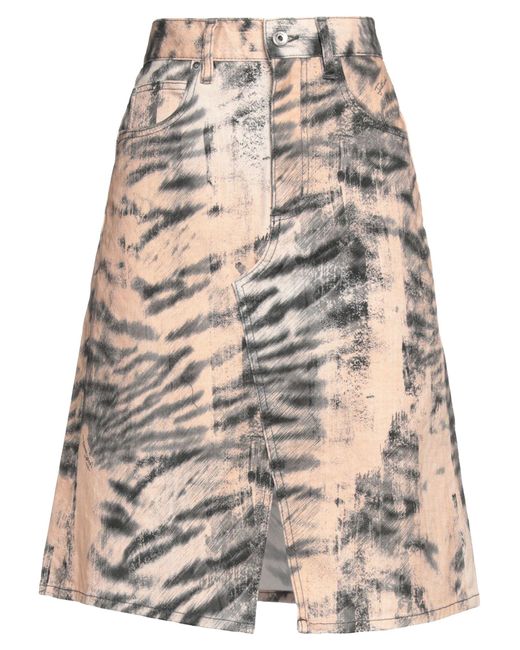 Just Cavalli Natural Midi Skirt