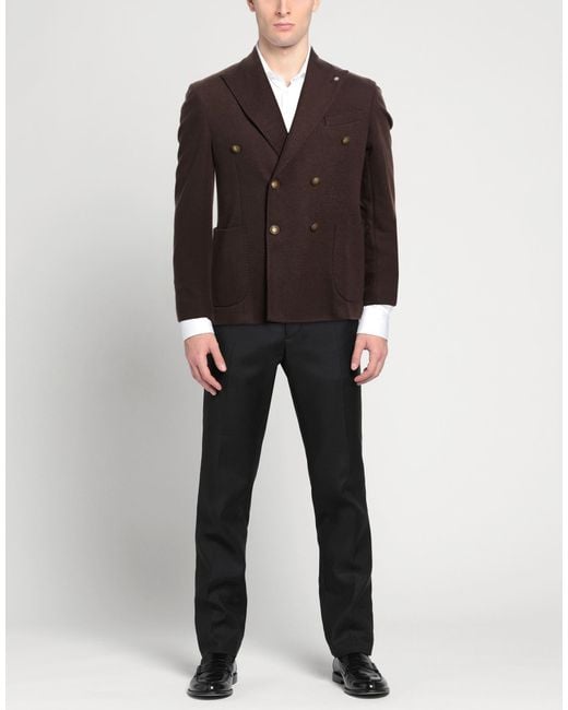 Bharnaba Brown Blazer for men