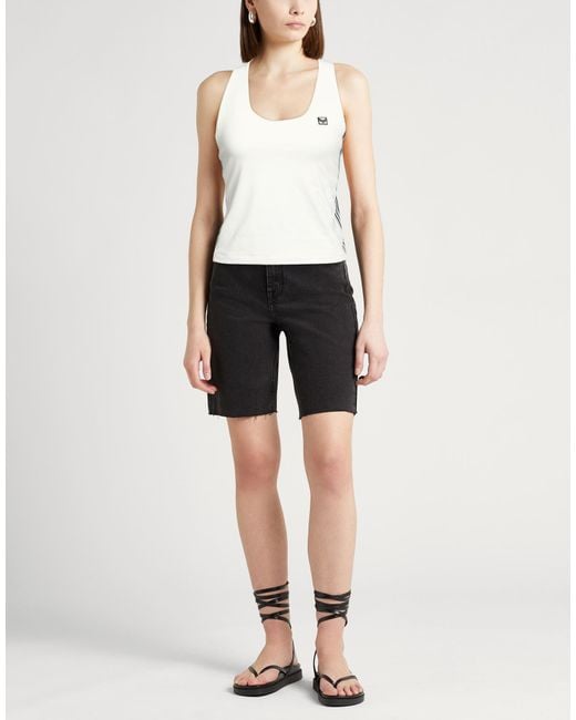 Tory Burch White Top Polyester, Elastane