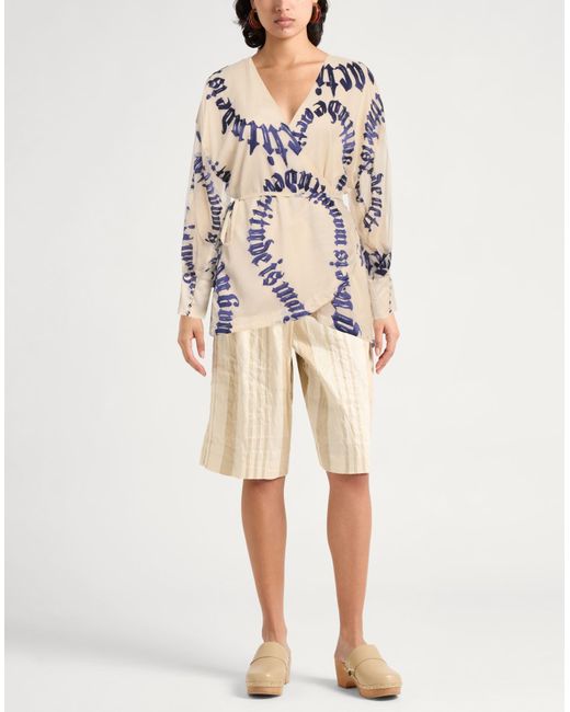 Top Twinset en coloris Natural