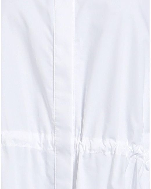 Roberto Collina White Midi-Kleid
