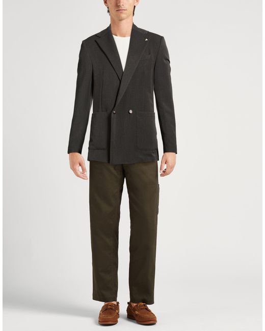 Berna Black Blazer for men