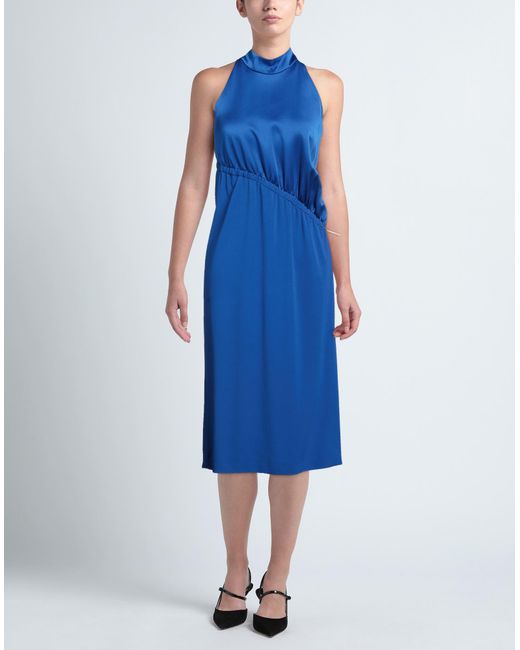 Boutique Moschino Blue Midi-Kleid