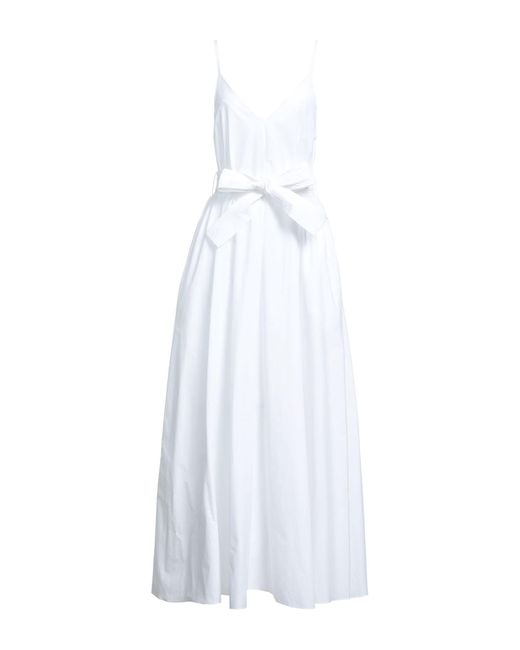 P.A.R.O.S.H. White Maxi Dress