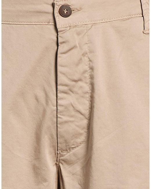 Squad² Natural Shorts & Bermuda Shorts Cotton, Elastane for men