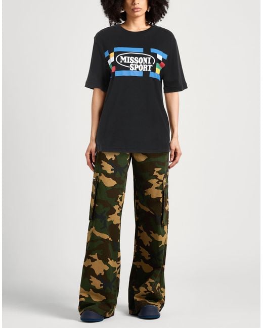 Missoni Black Sport T-Shirt Cotton