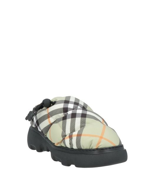 Burberry Green Flats