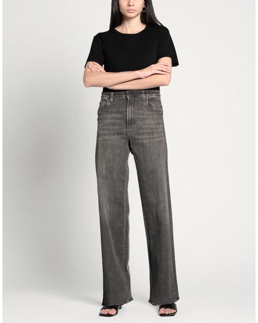 Pence Gray Jeans Cotton, Elastane