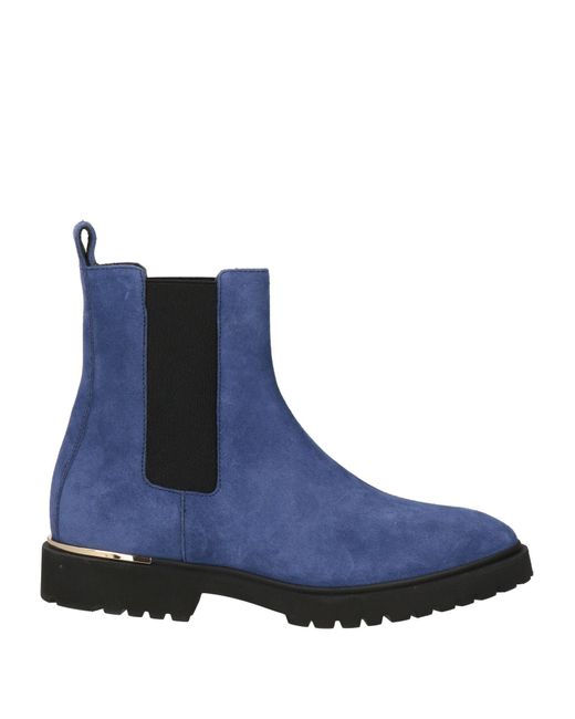 Bright blue ankle boots hot sale