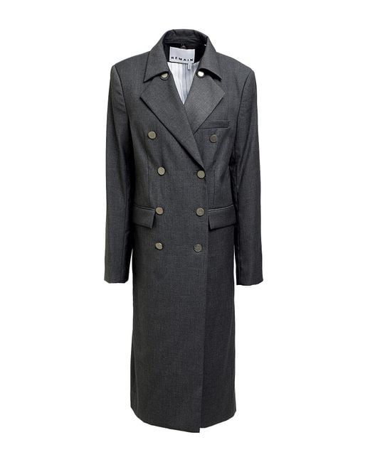 REMAIN Birger Christensen Black Jacke, Mantel & Trenchcoat