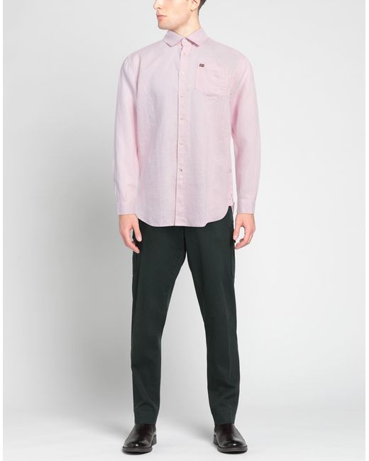 Napapijri Pink Shirt for men