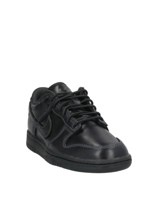 Nike Black Sneakers Leather for men