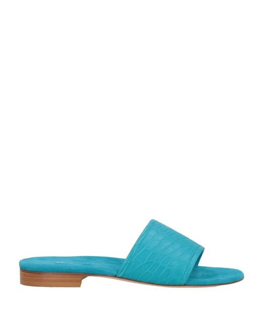 Kiton Blue Sandals