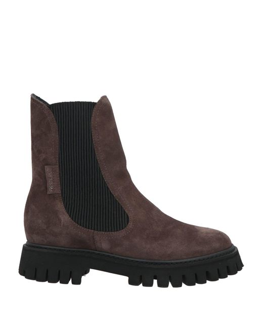 Free Lance Brown Ankle Boots Leather