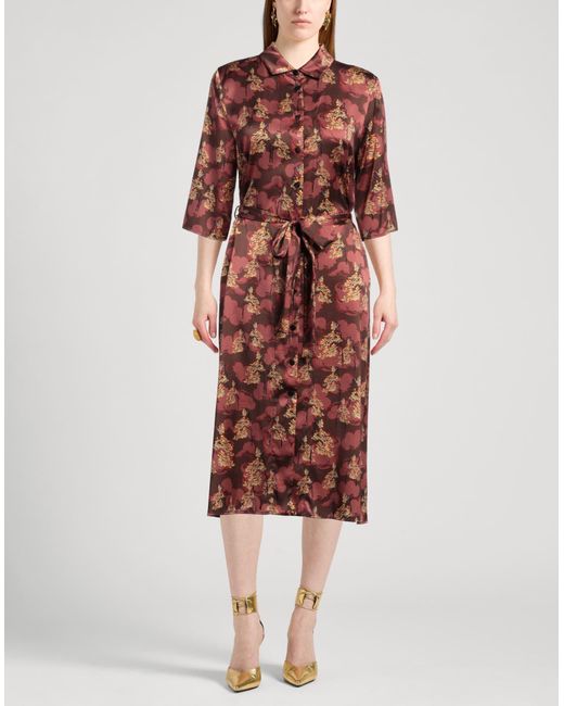 Vestito Midi di Siyu in Red