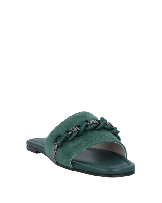 Fabiana Filippi Green Sandals