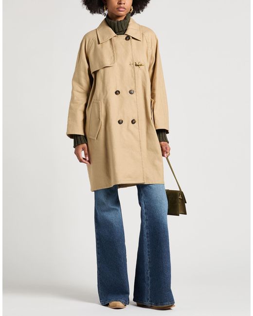 Fay Natural Overcoat & Trench Coat