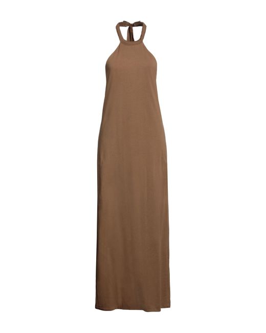 Robe longue FEDERICA TOSI en coloris Brown