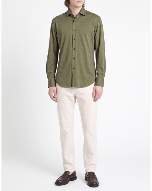 Camicia di Xacus in Green da Uomo