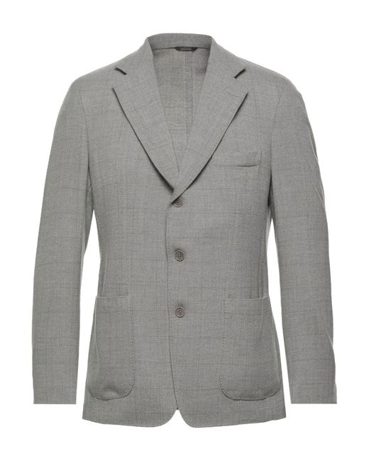 Loro Piana Wool Suit Jacket in Grey (Grey) for Men | Lyst UK