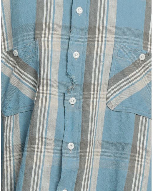 Saint Michael Blue Shirt for men