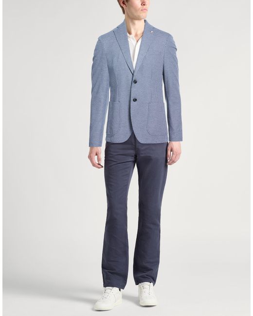 Manuel Ritz Blue Blazers for men